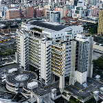 Fotografía aérea del edificio EPM
